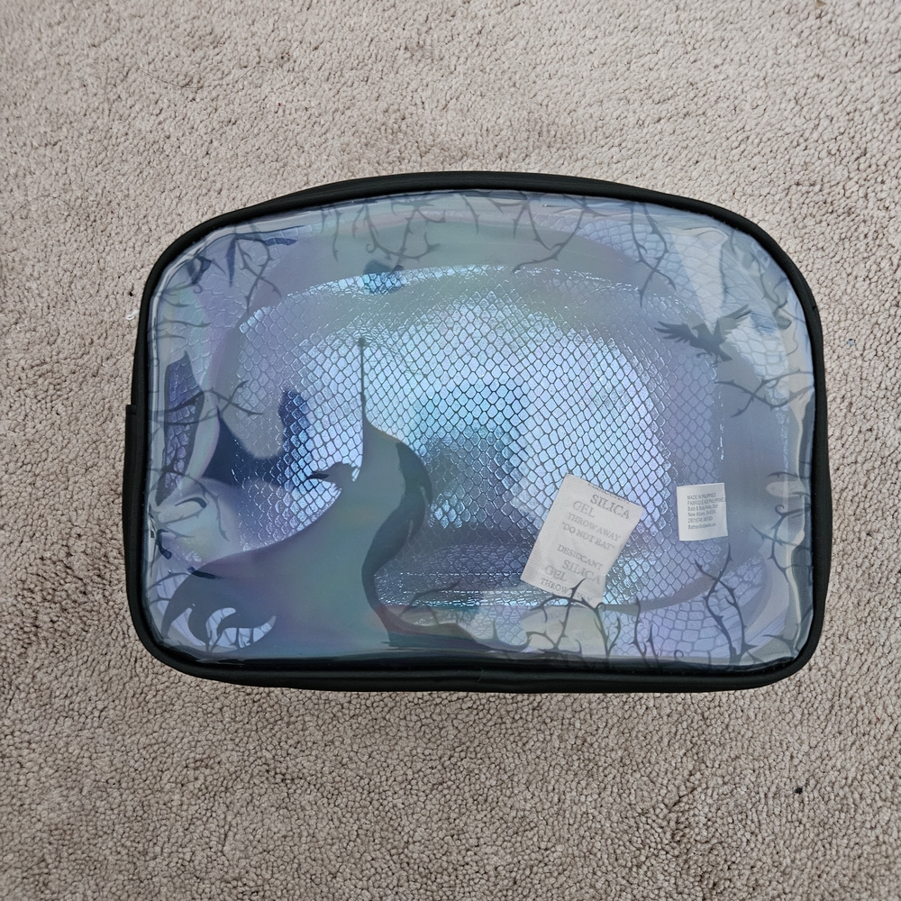 Bath & Body Works Disney Maleficent Iridescent Cosmetic Bag